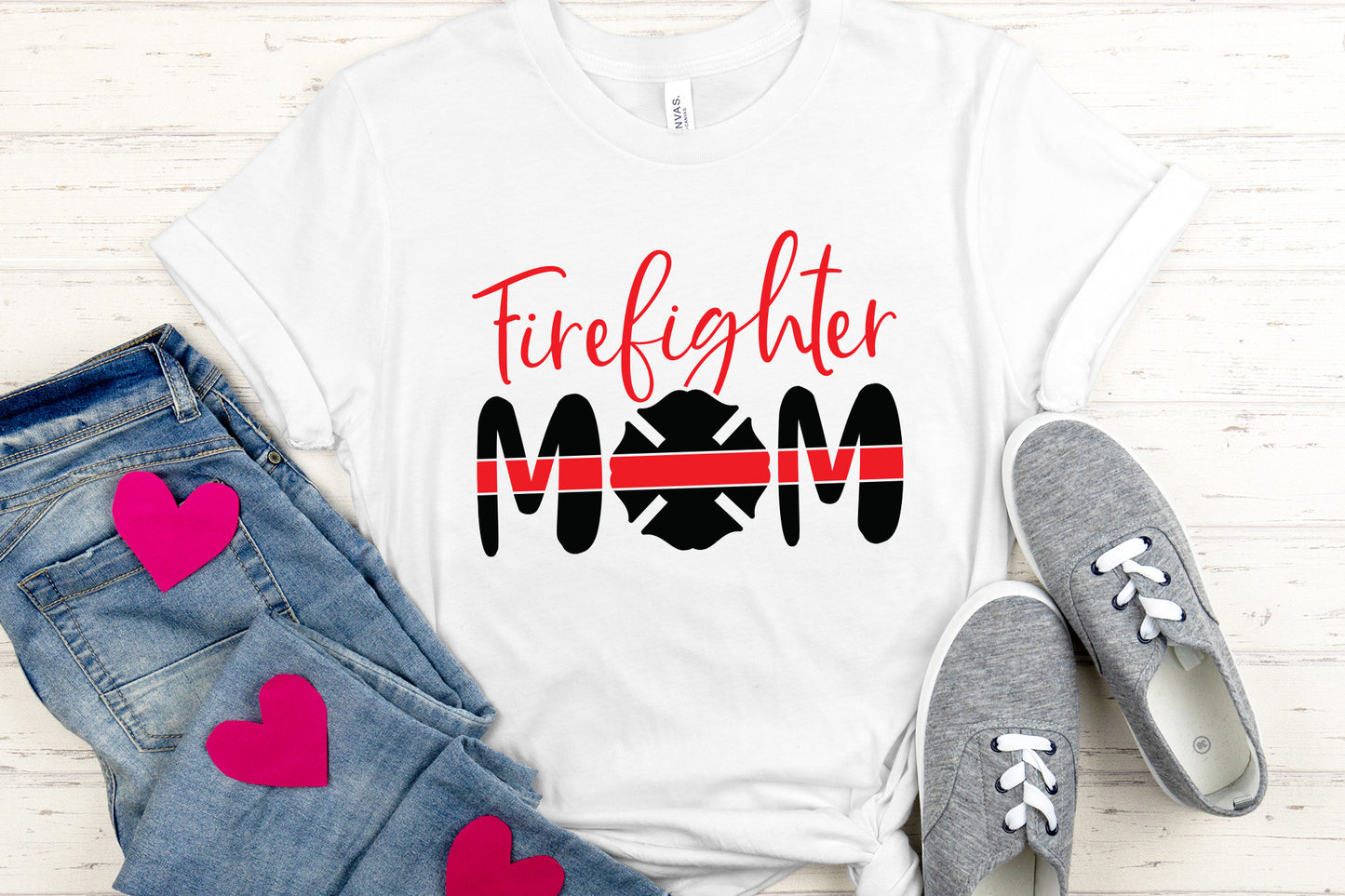 Firefighter Mom SVG Design