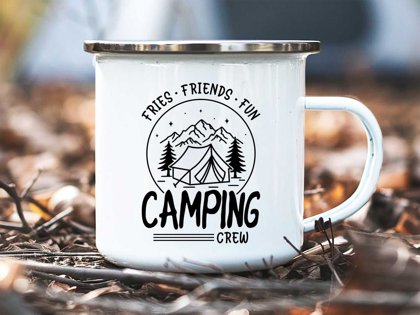 Fires Friends Fun Camping Crew SVG Vector