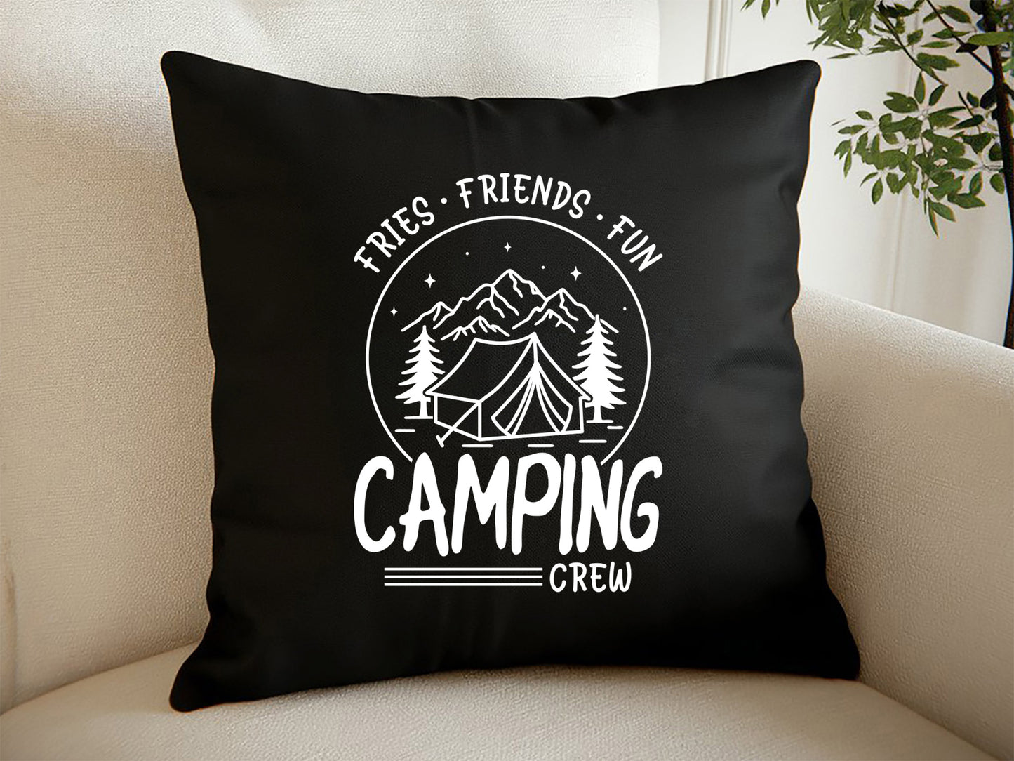 Fires Friends Fun Camping Crew SVG Vector
