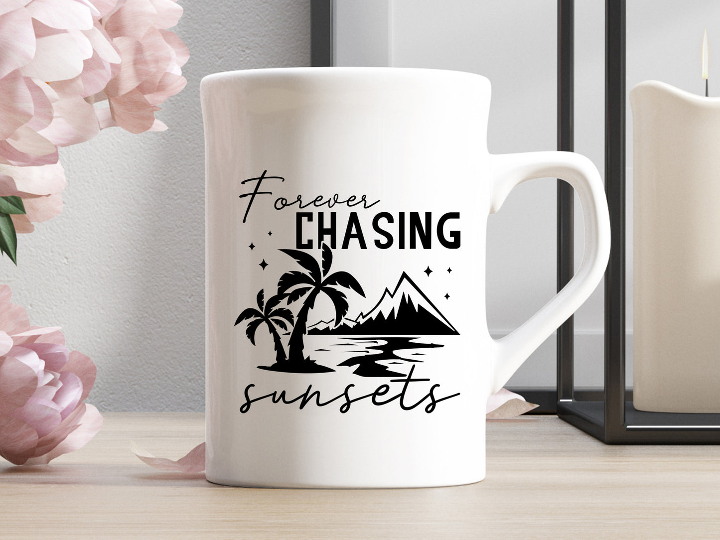 Forever Chasing Sunsets, Summer SVG Quote