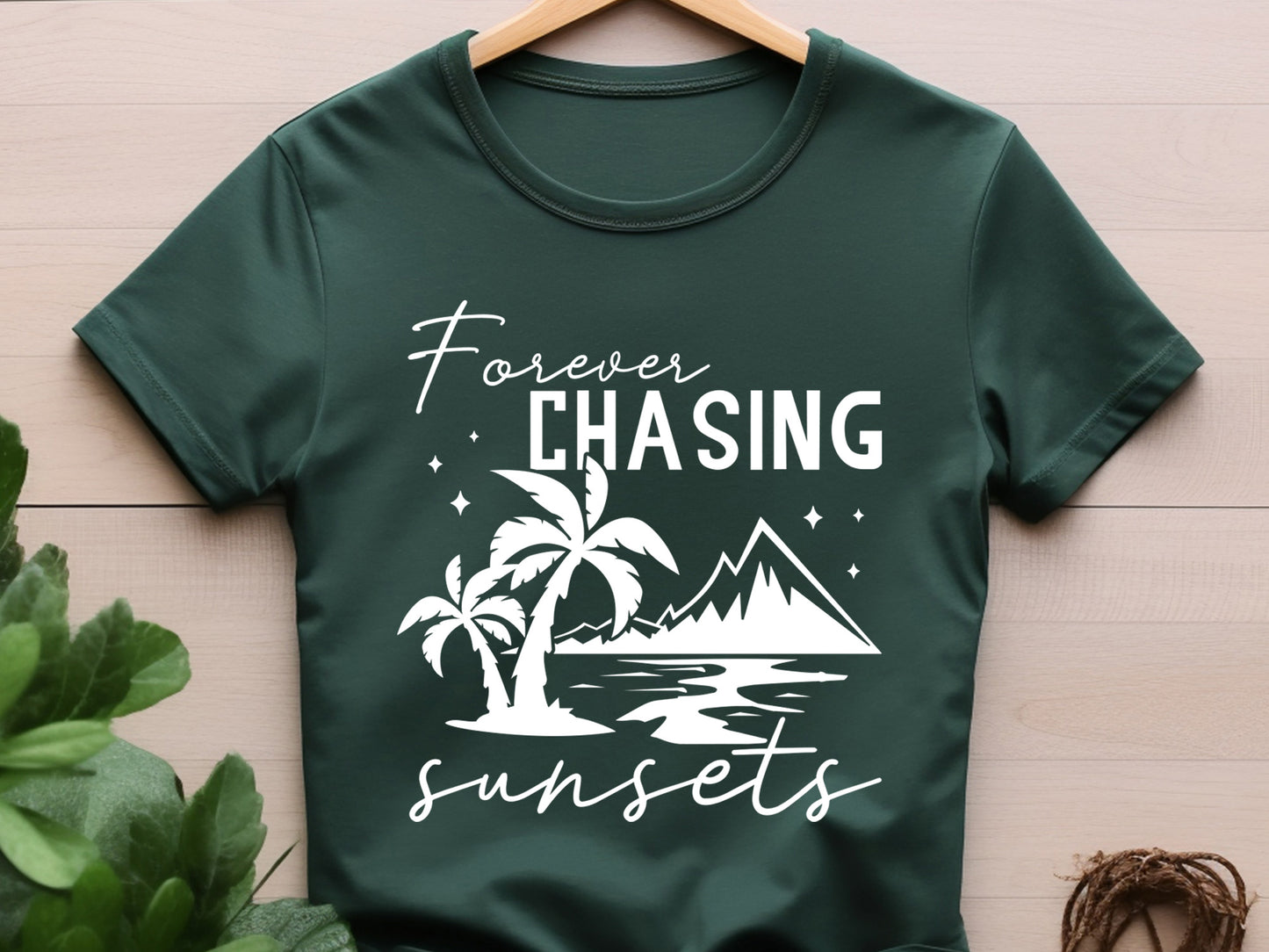 Forever Chasing Sunsets, Summer SVG Quote
