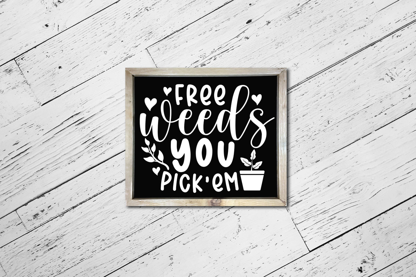 Free Weeds You Pick'em, Gardening SVG
