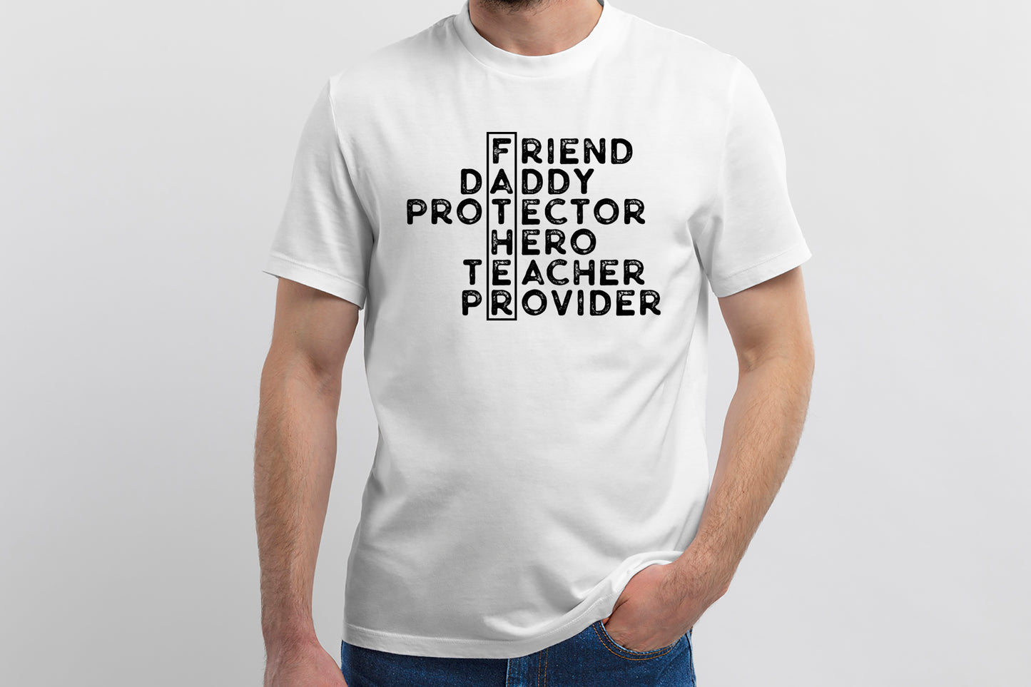 Friend Daddy Protector Hero Teacher Provider SVG