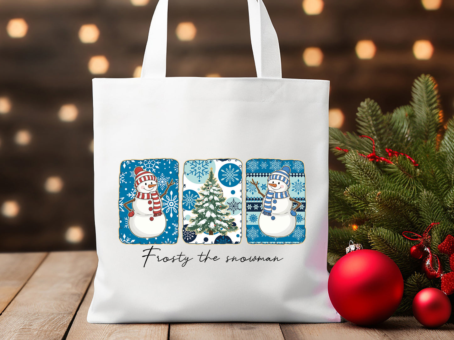 Frosty the Snowman, Christmas Sublimation Print
