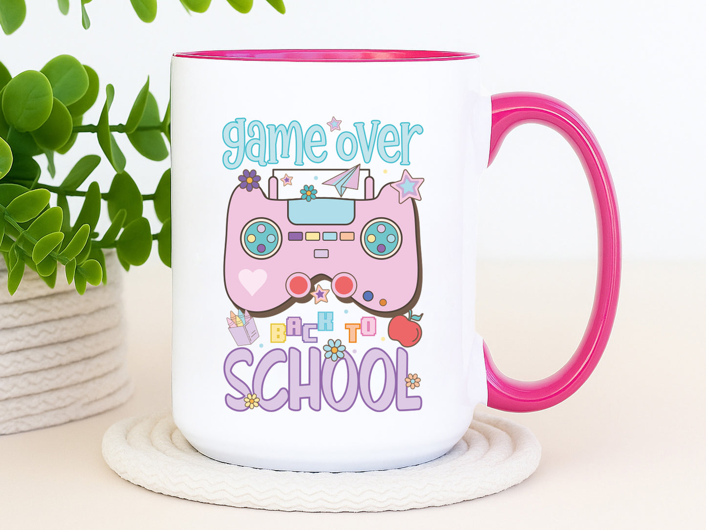 Game Over Back to School Preppy Sublimation
