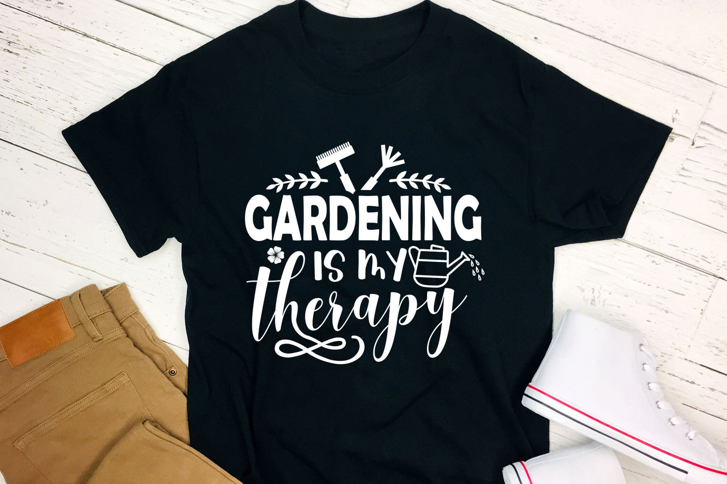 Gardening Is My Therapy SVG Cut File