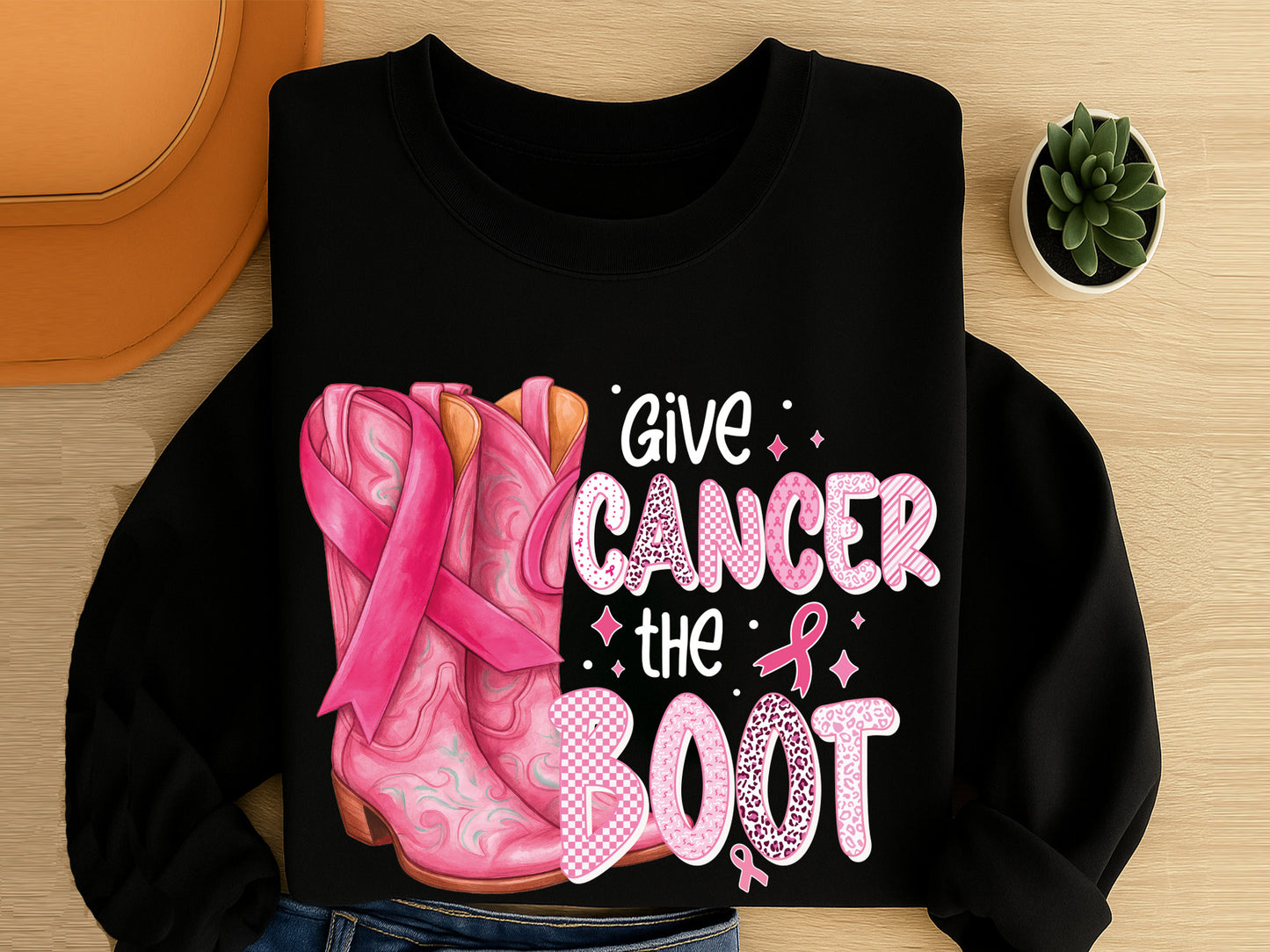 Give Cancer the Boot Preppy Sublimation