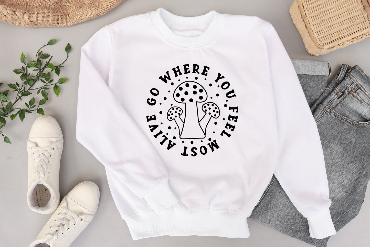 Go Where You Feel Most Alive, Outdoor SVG