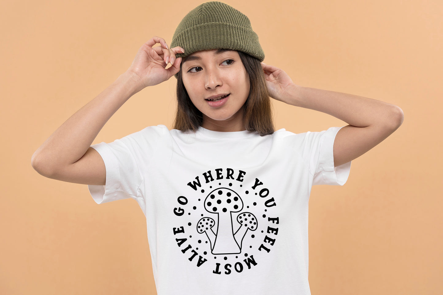 Go Where You Feel Most Alive, Outdoor SVG
