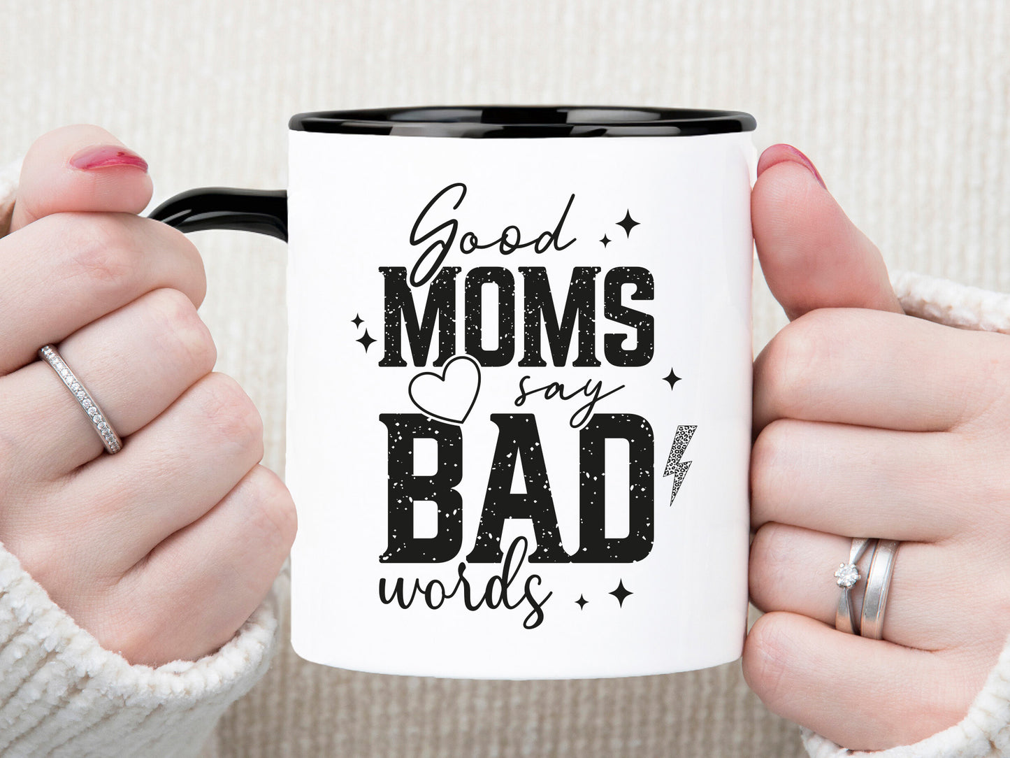 Good Moms Say Bad Words, Funny Mothers Day SVG