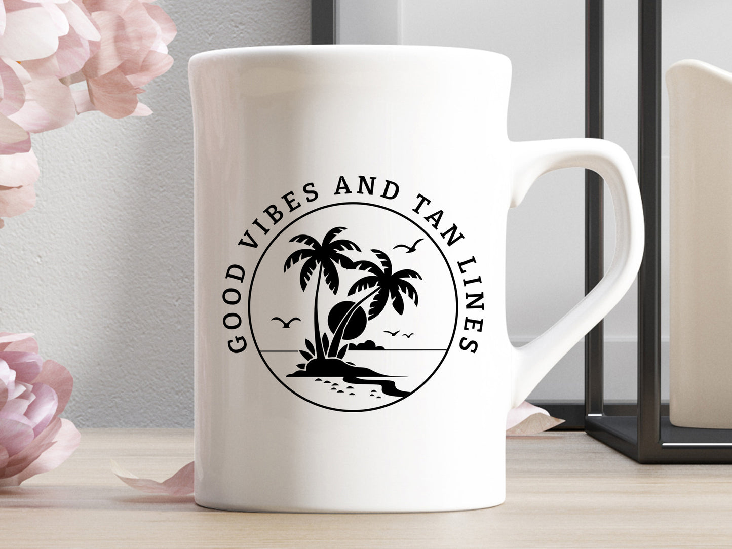 Good Vibes And Tan Lines, Summer Cut File SVG