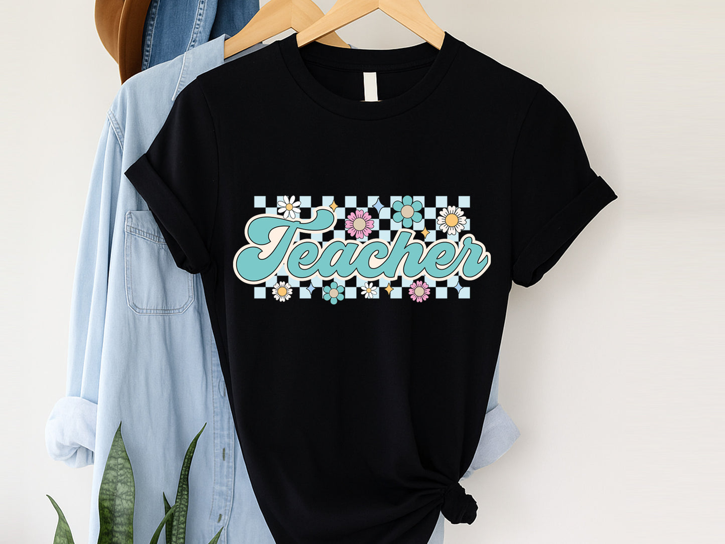 Groovy Teacher PNG Sublimation Design