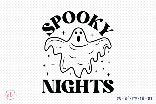 Halloween SVG Design | Spooky Nights SVG