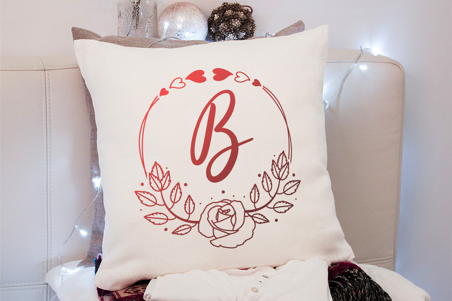 Hand Drawn Floral Wreath SVG Bundle