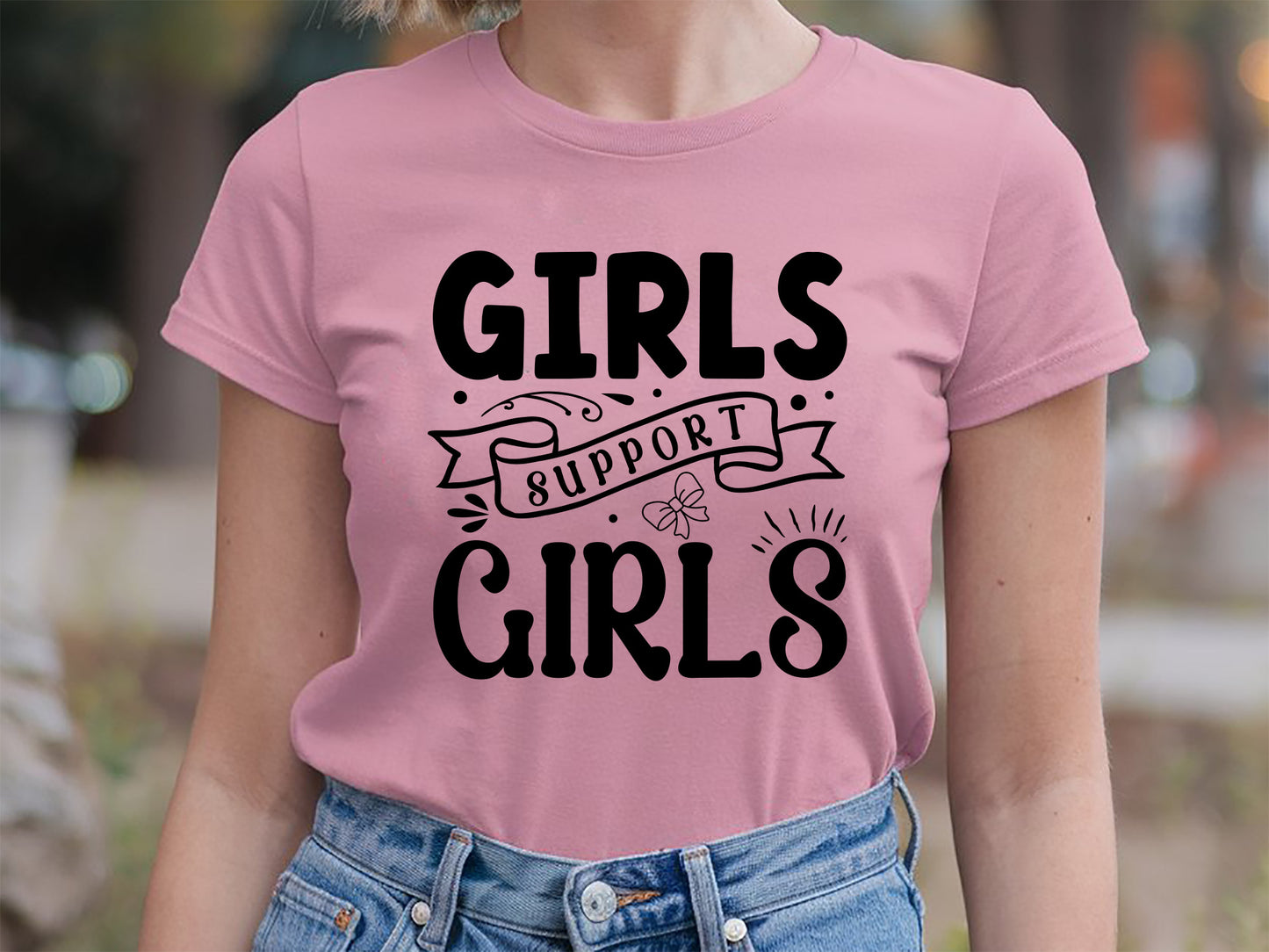 Handcrafted Girls Support Girls SVG File