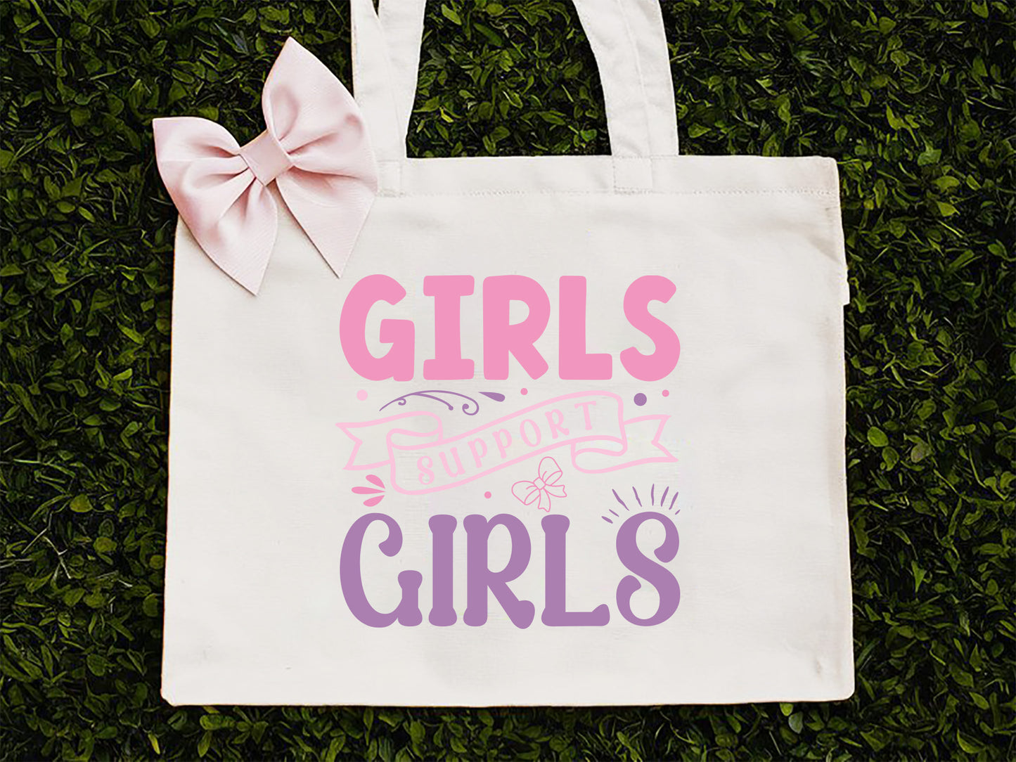 Handcrafted Girls Support Girls SVG File