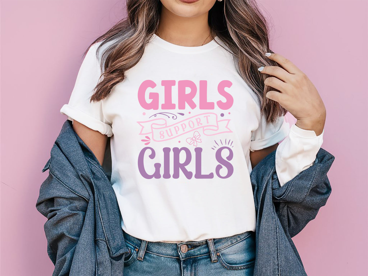 Handcrafted Girls Support Girls SVG File