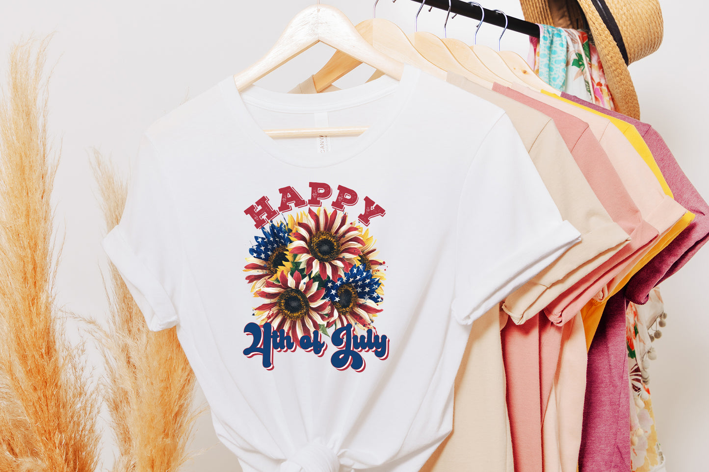 Happy 4th of July Sublimation Design PNG