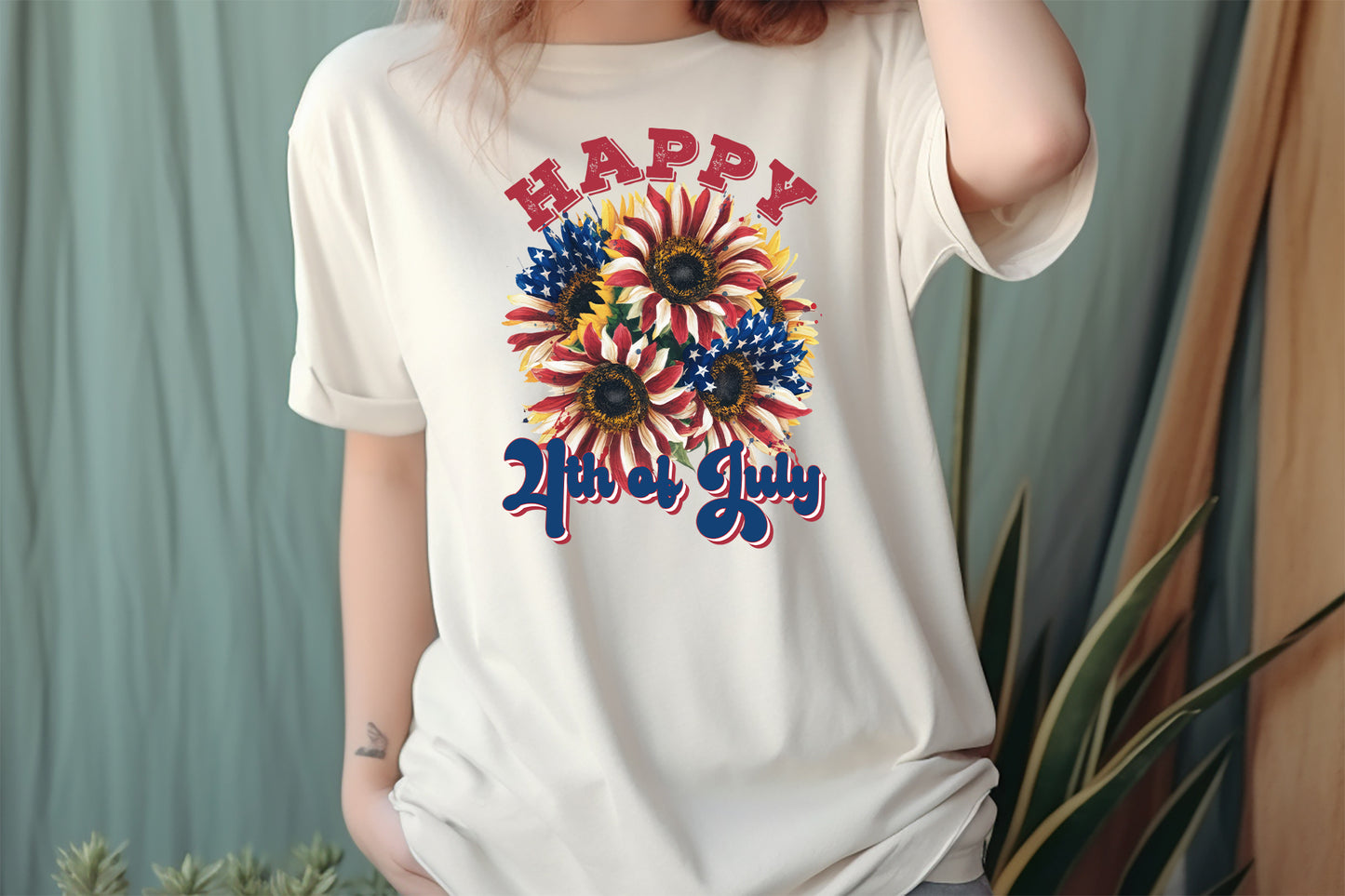 Happy 4th of July Sublimation Design PNG