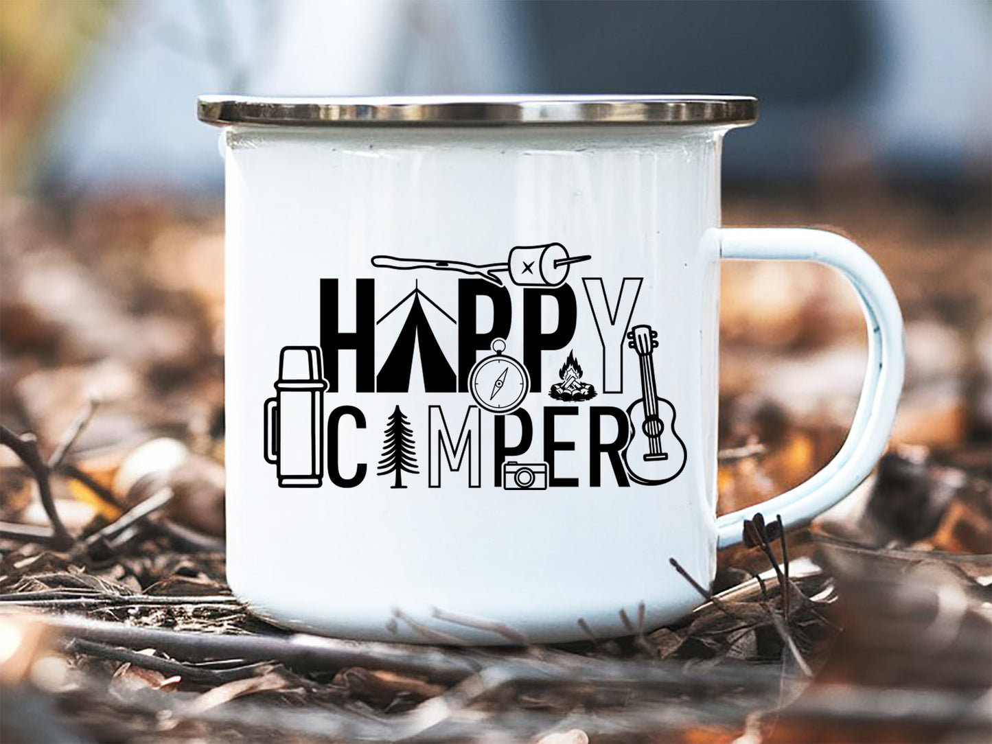Happy Camper, Camping Saying SVG