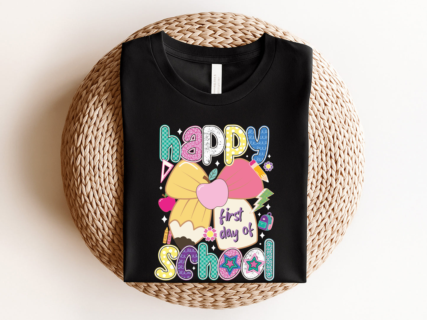 Happy First Day of School - Back to School Sublimation PNG