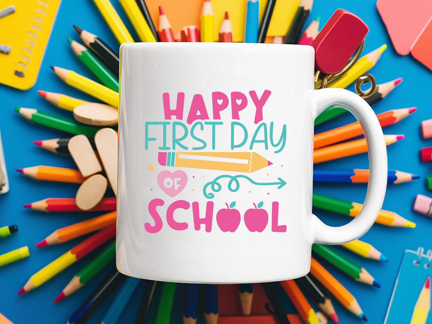 Happy First Day of School, Back to School SVG
