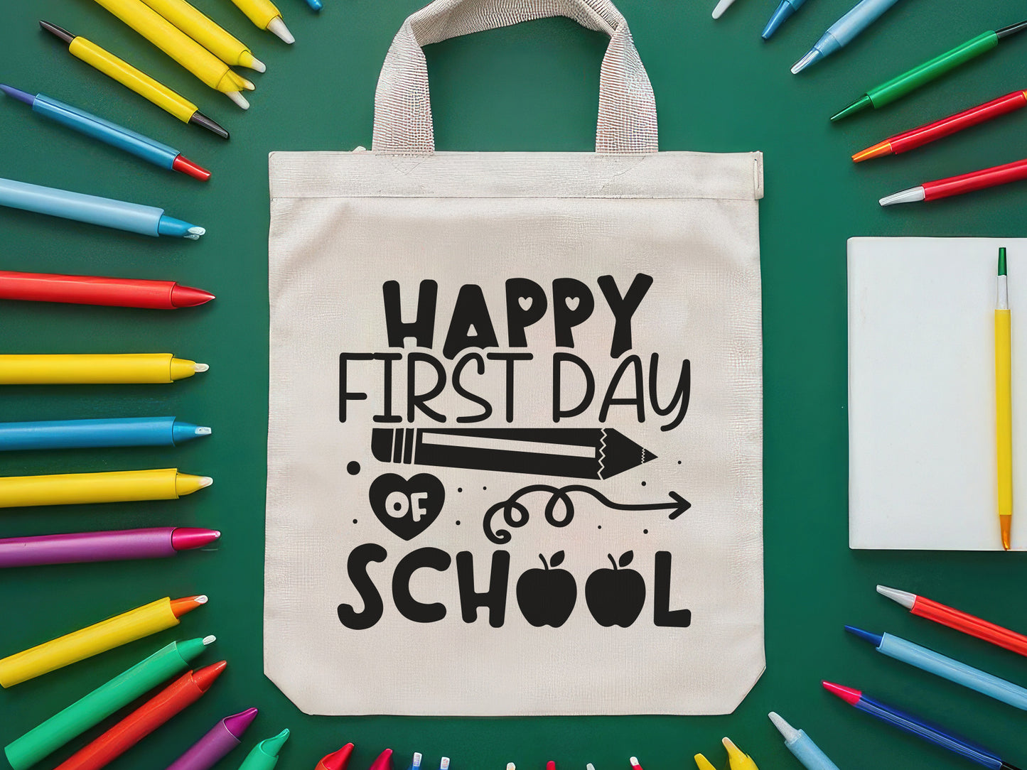 Happy First Day of School, Back to School SVG