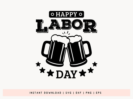 Happy Labor Day SVG Design
