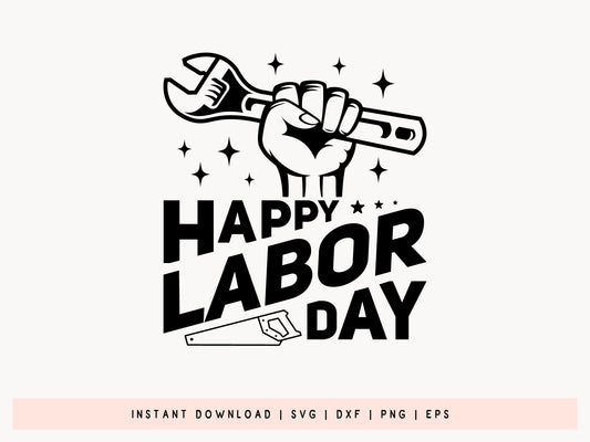 Happy Labor Day SVG Vector