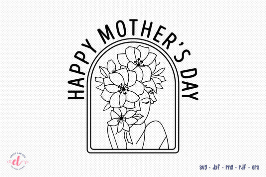 Happy Mother's Day SVG Design