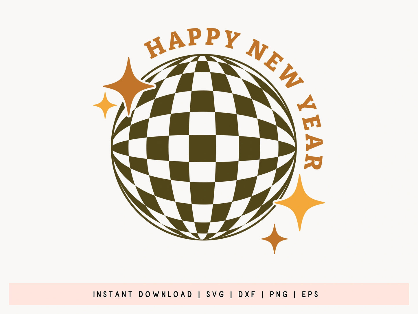 Happy New Year SVG Design