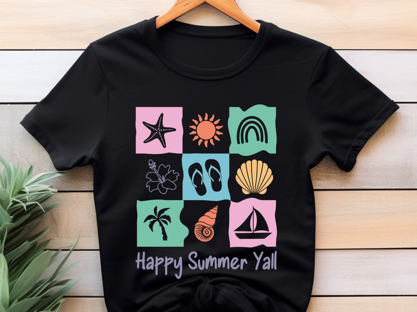 Happy Summer Y'all SVG, DXF, EPS, PNG