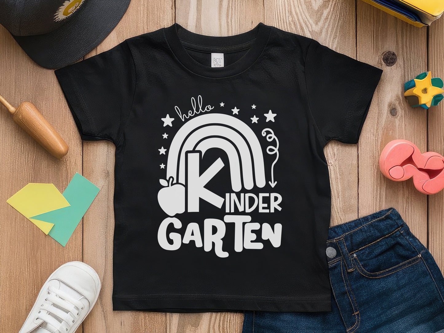 Hello Kindergarten, Back to School SVG Design