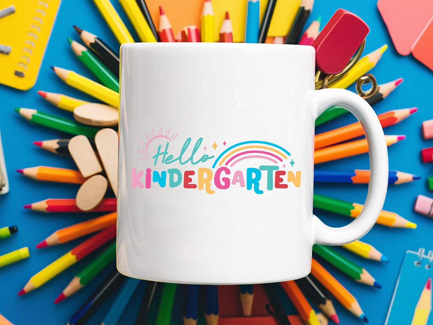 Hello Kindergarten, Back to School SVG File