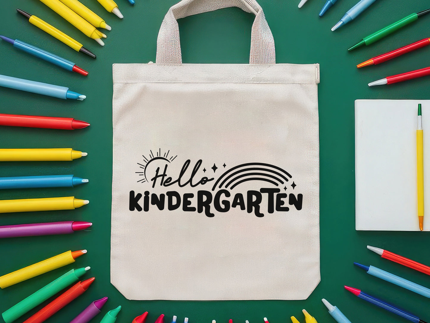 Hello Kindergarten, Back to School SVG File