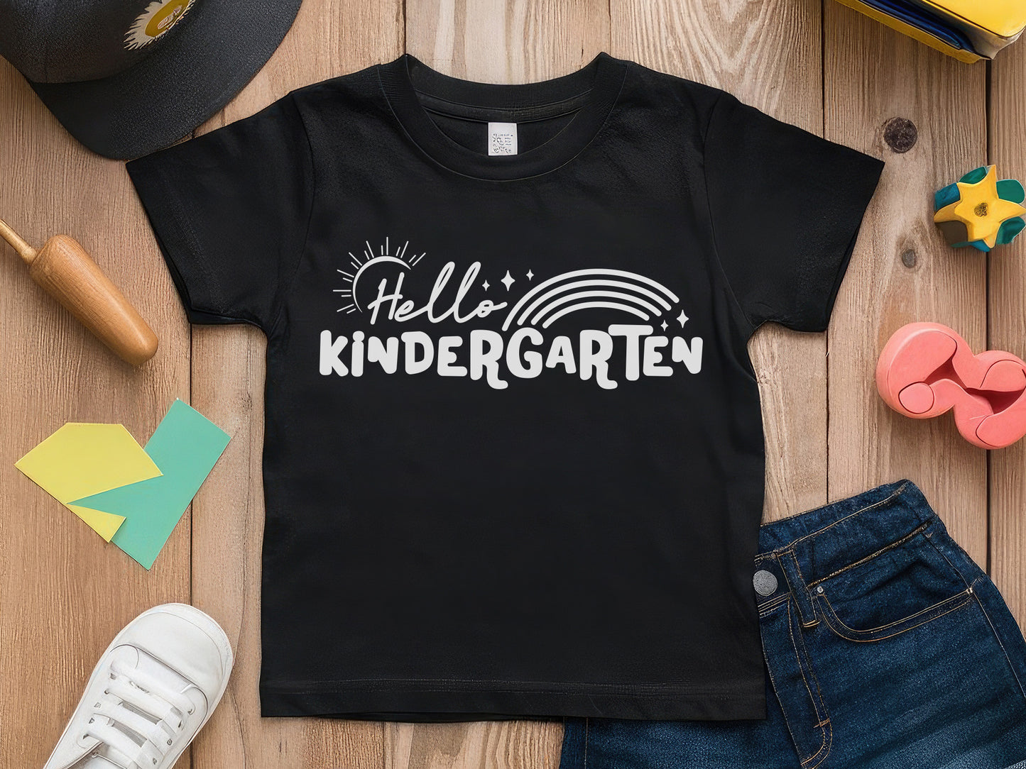 Hello Kindergarten, Back to School SVG File