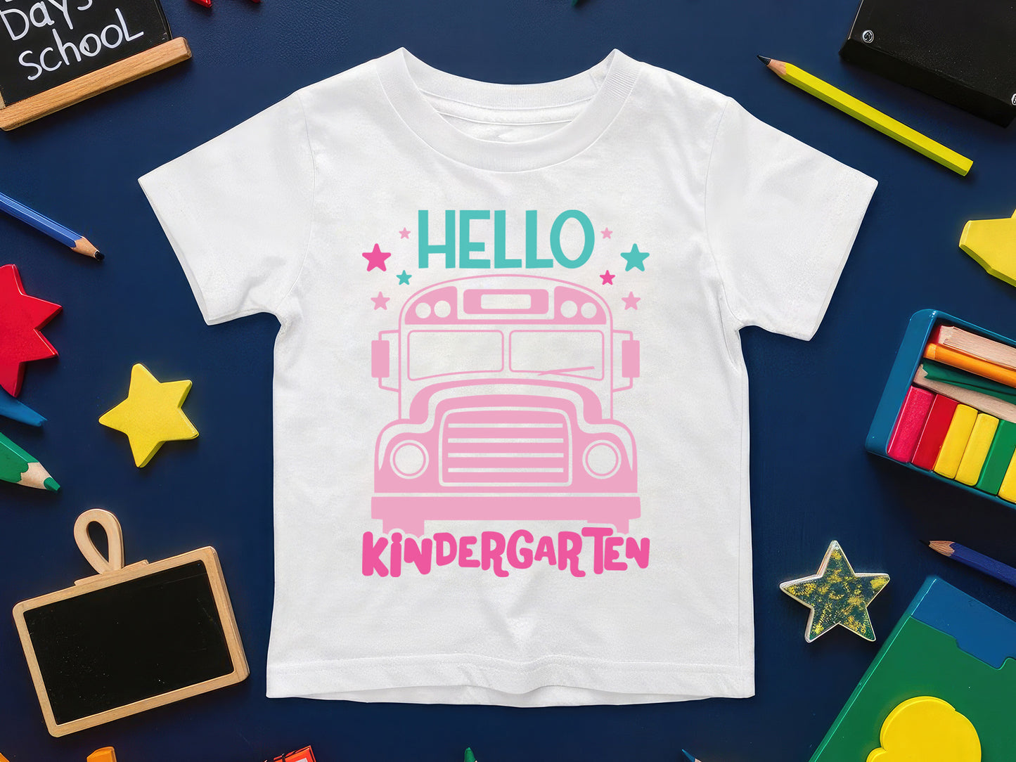 Hello Kindergarten, Back to School SVG
