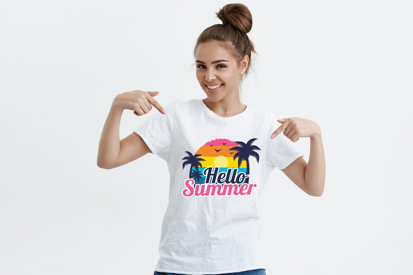 Hello Summer Sublimation Design