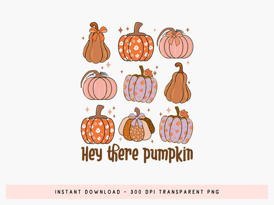 Hey There Pumpkin, Fall Coquette Bow Sublimation