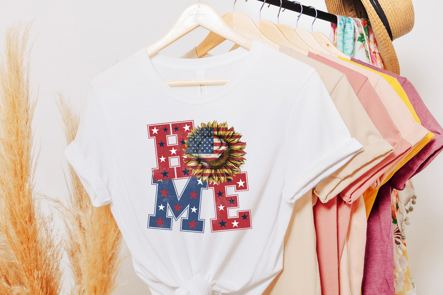 Home, Cute 4th of July Sublimation Design