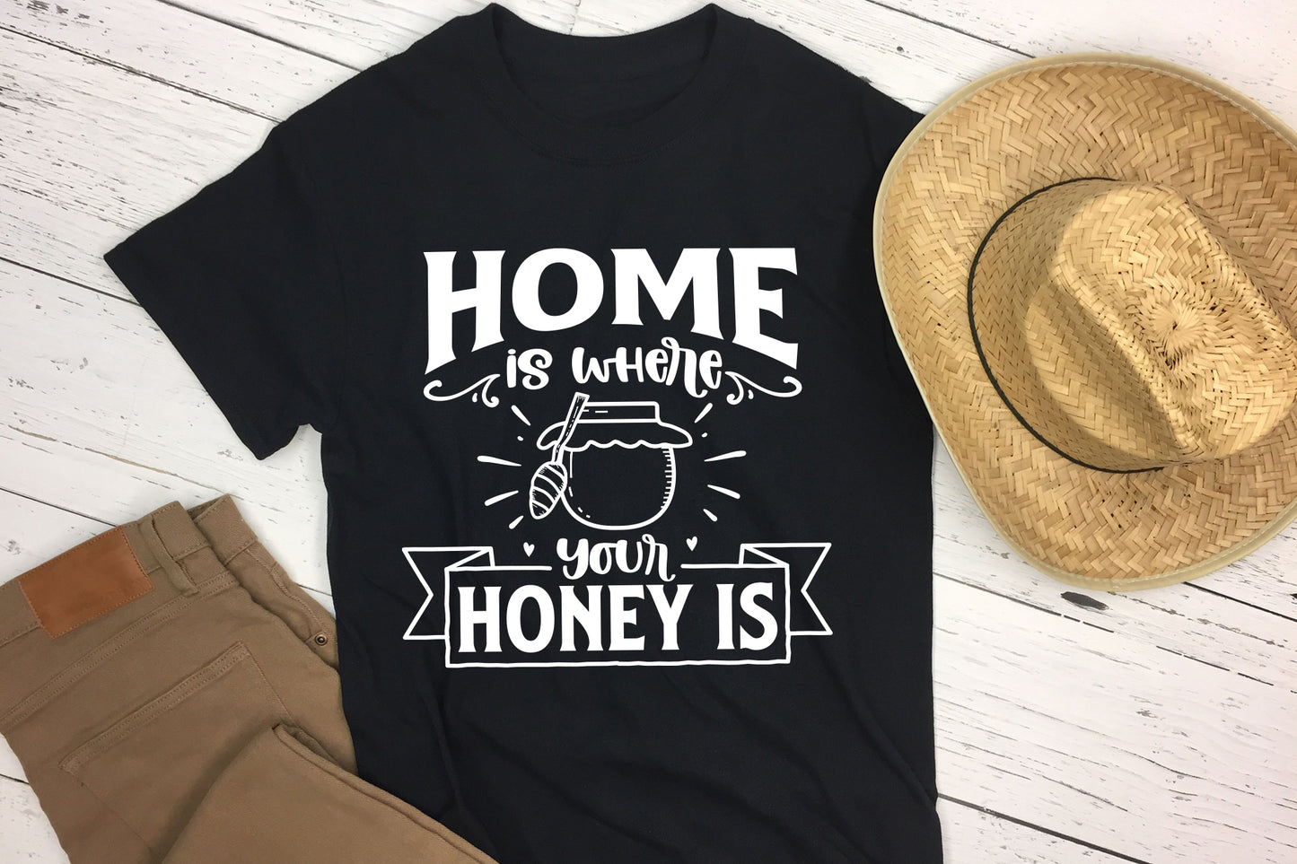 Home is Where You Honey Is, Bee SVG