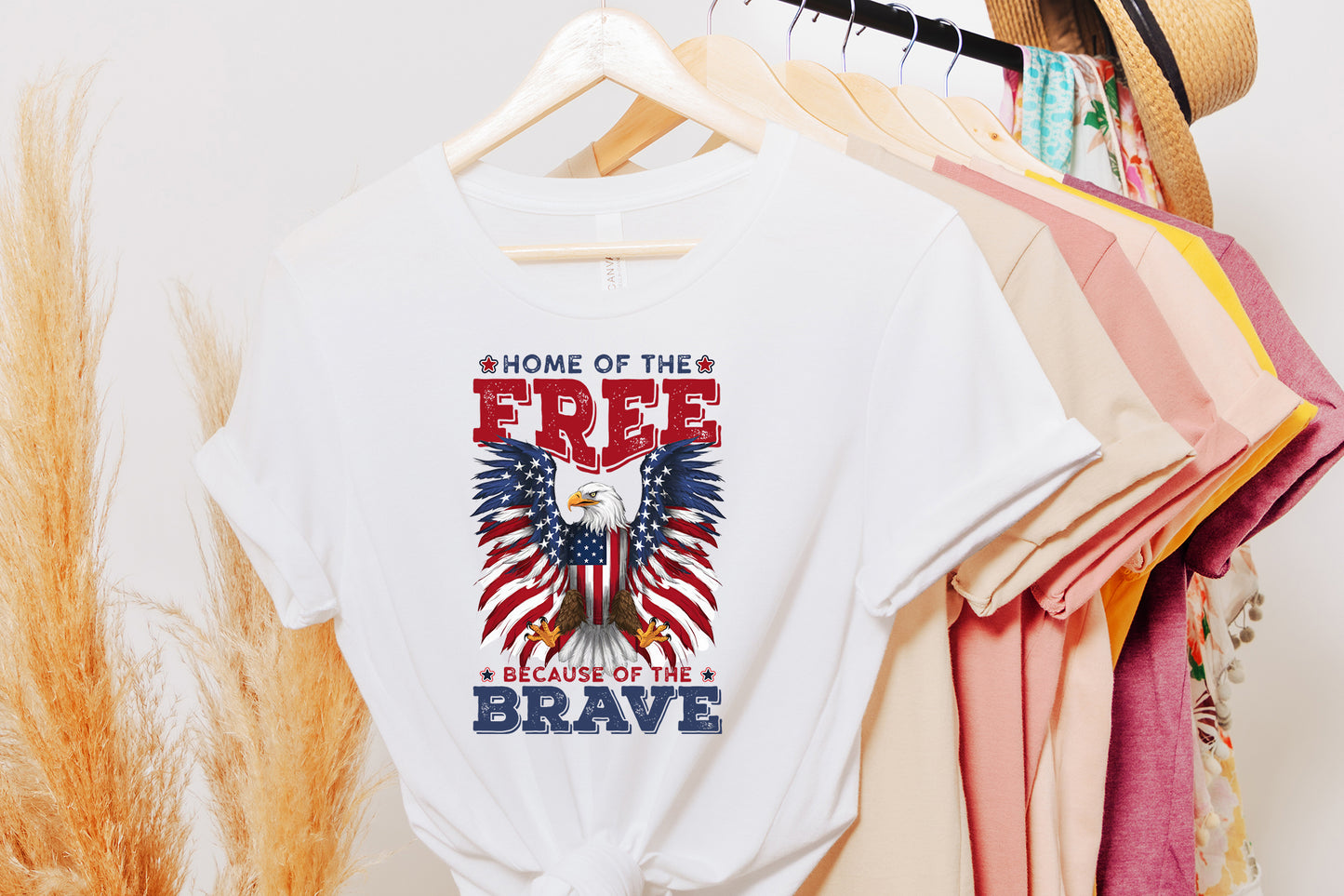 Home of the Free Because of the Brave Sublimation