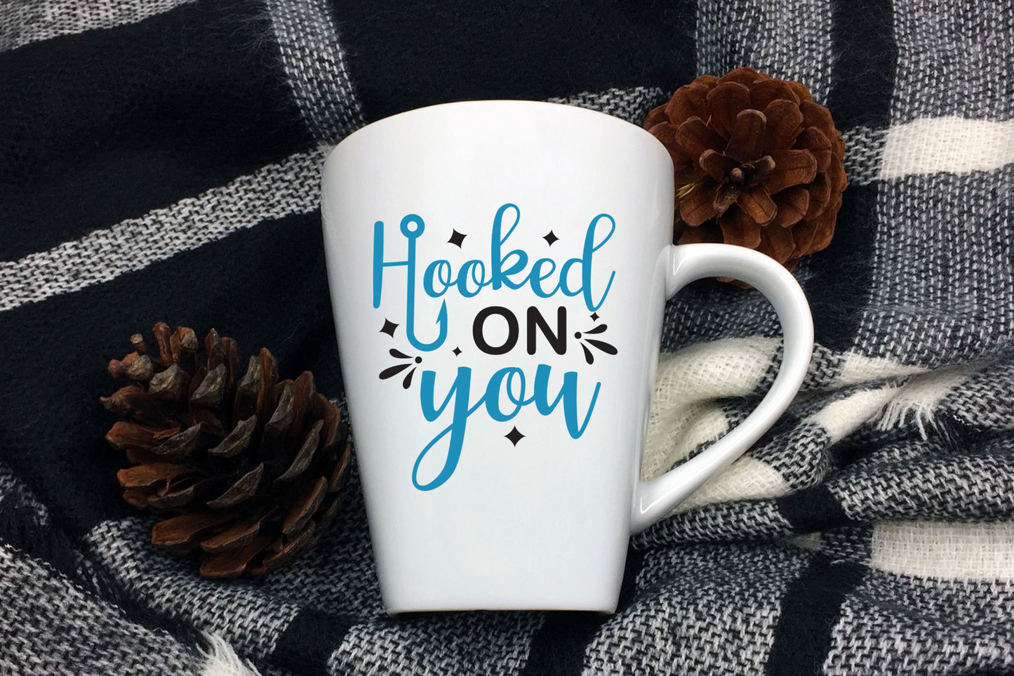 Hooked On You, Fishing SVG Vector