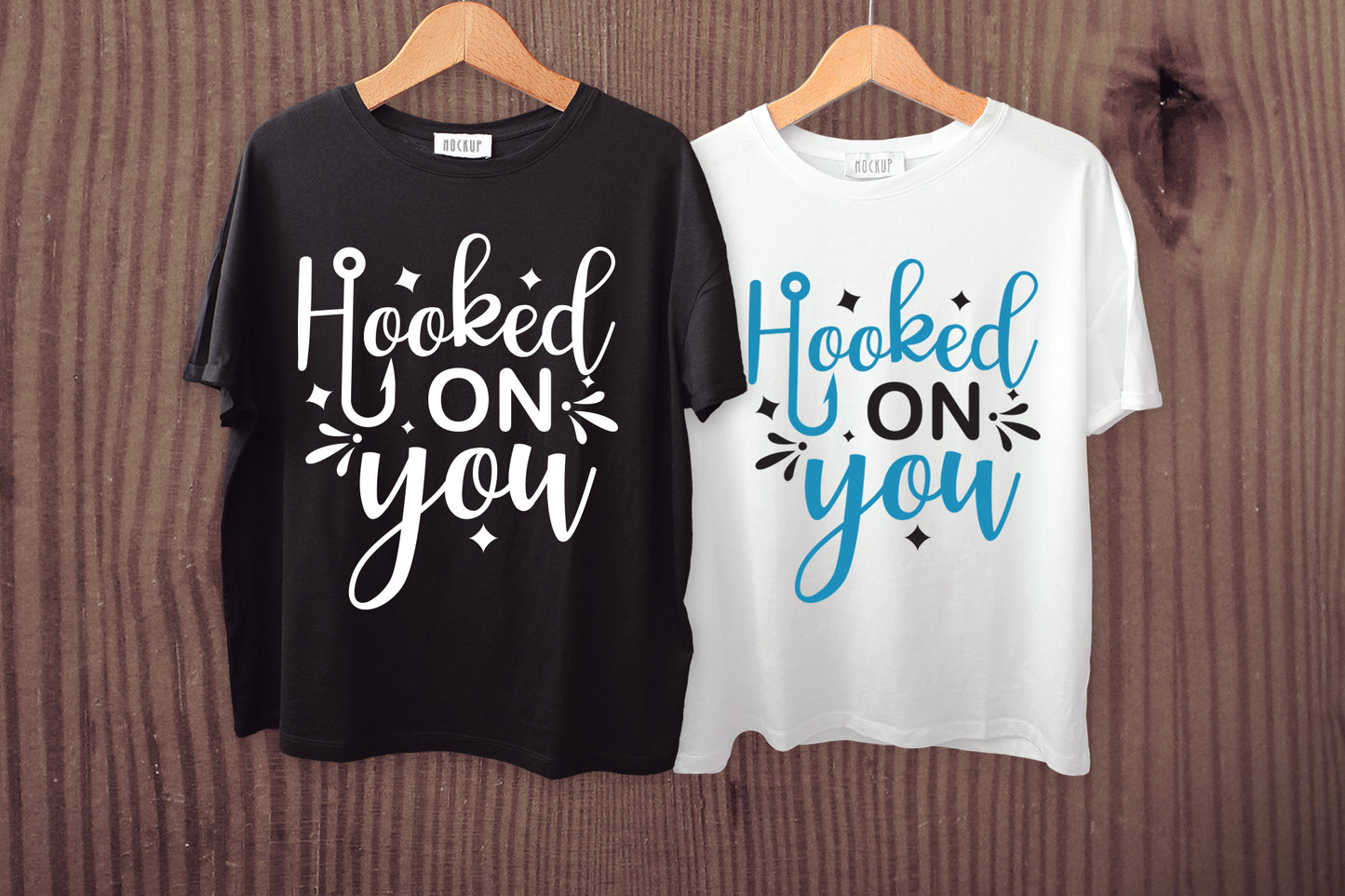 Hooked On You, Fishing SVG Vector