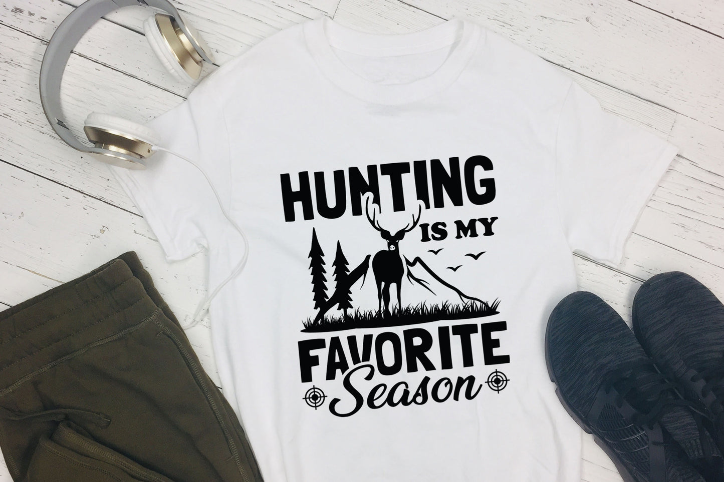 Hunting is My Favorite Season SVG Vector