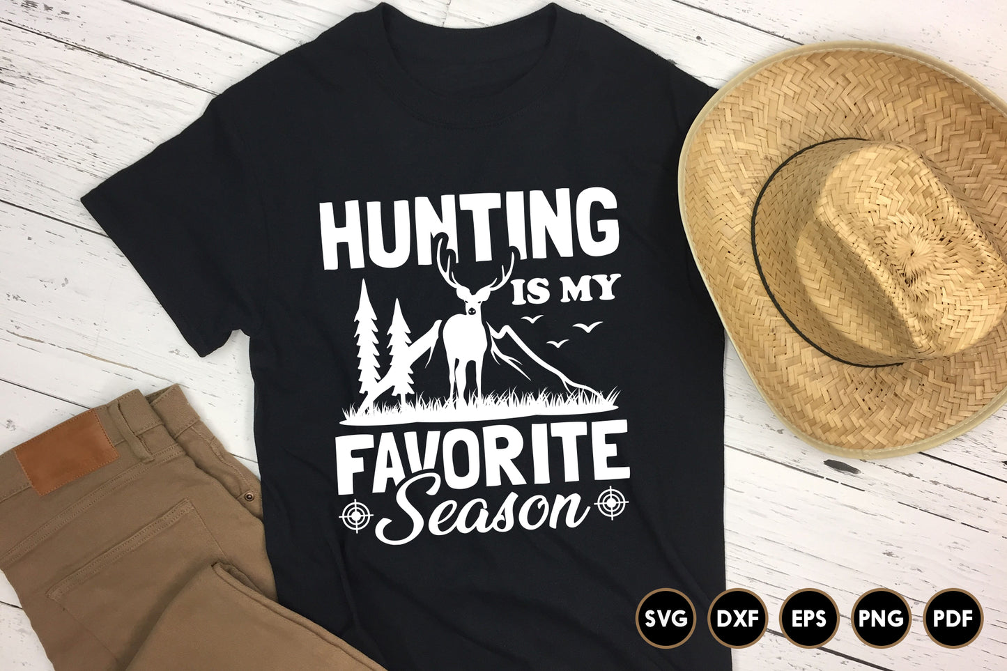 Hunting is My Favorite Season SVG Vector