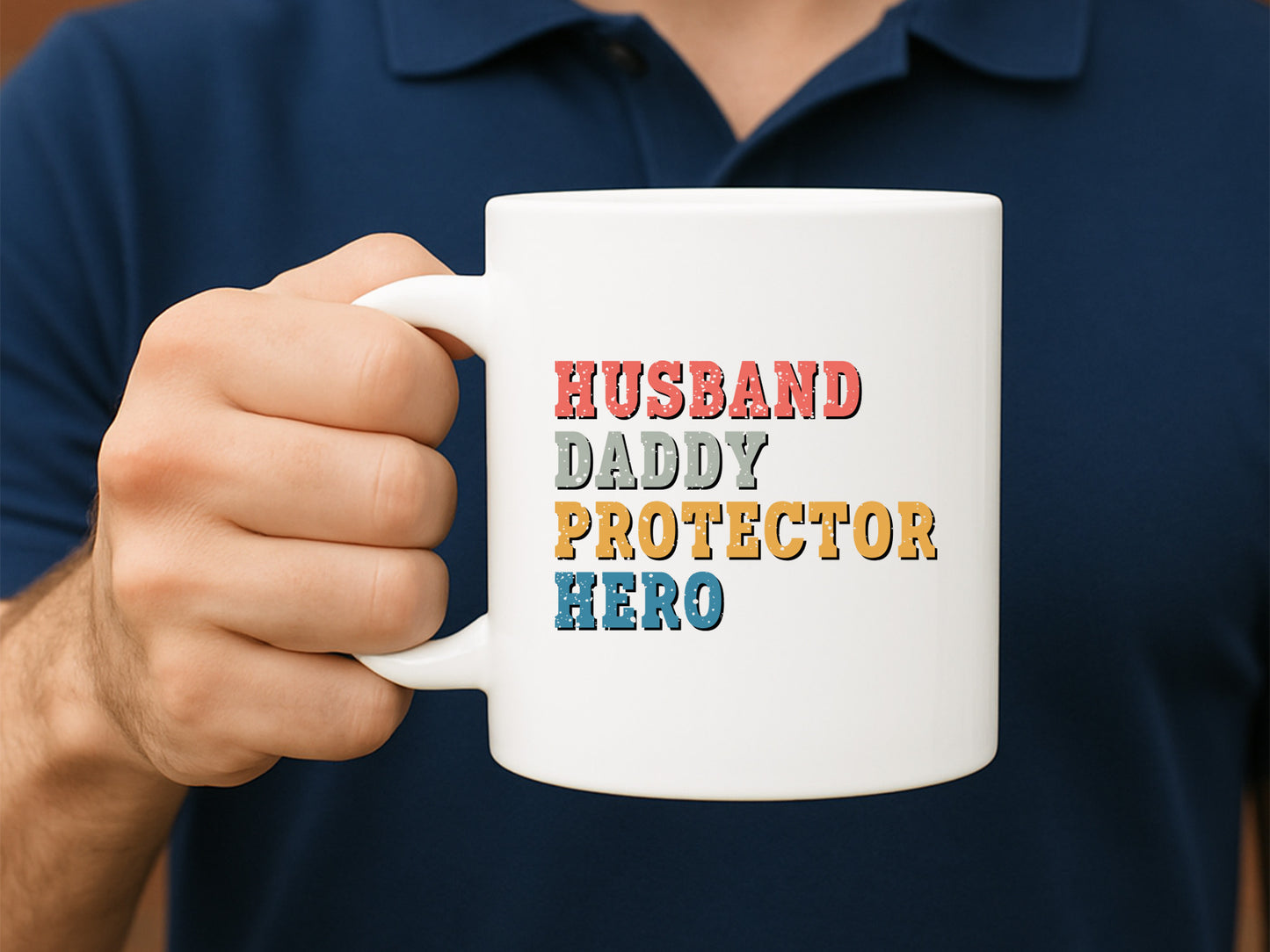 Husband Daddy Protector Hero PNG Sublimation