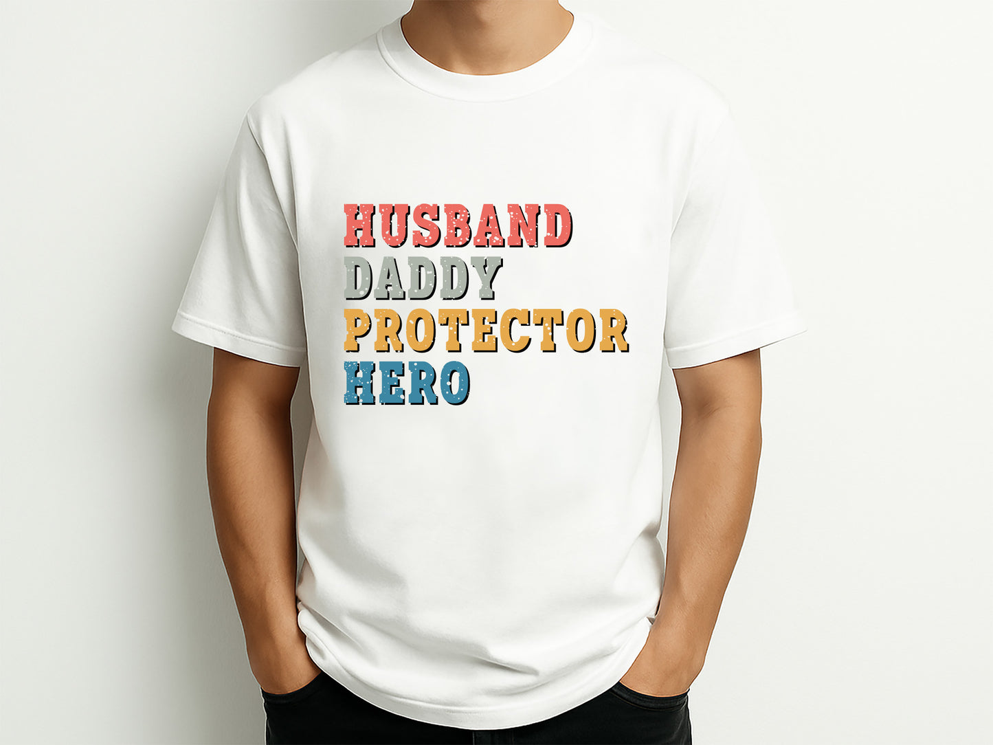 Husband Daddy Protector Hero PNG Sublimation