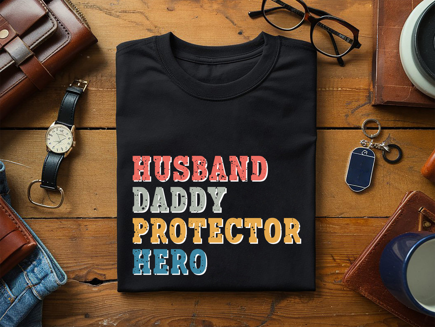 Husband Daddy Protector Hero PNG Sublimation
