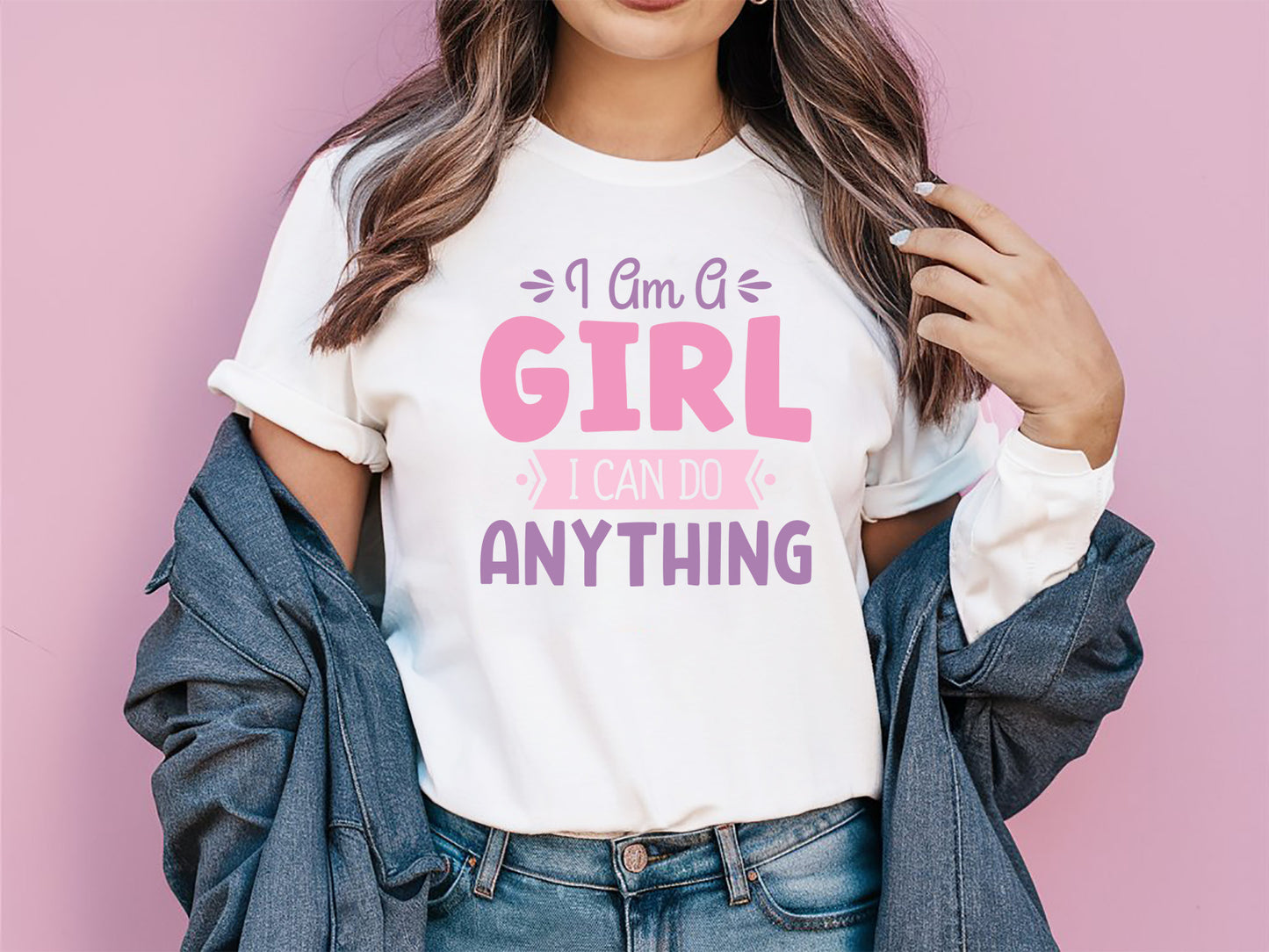 I Am A Girl I Can Do Anything SVG, DXF, EPS, PNG